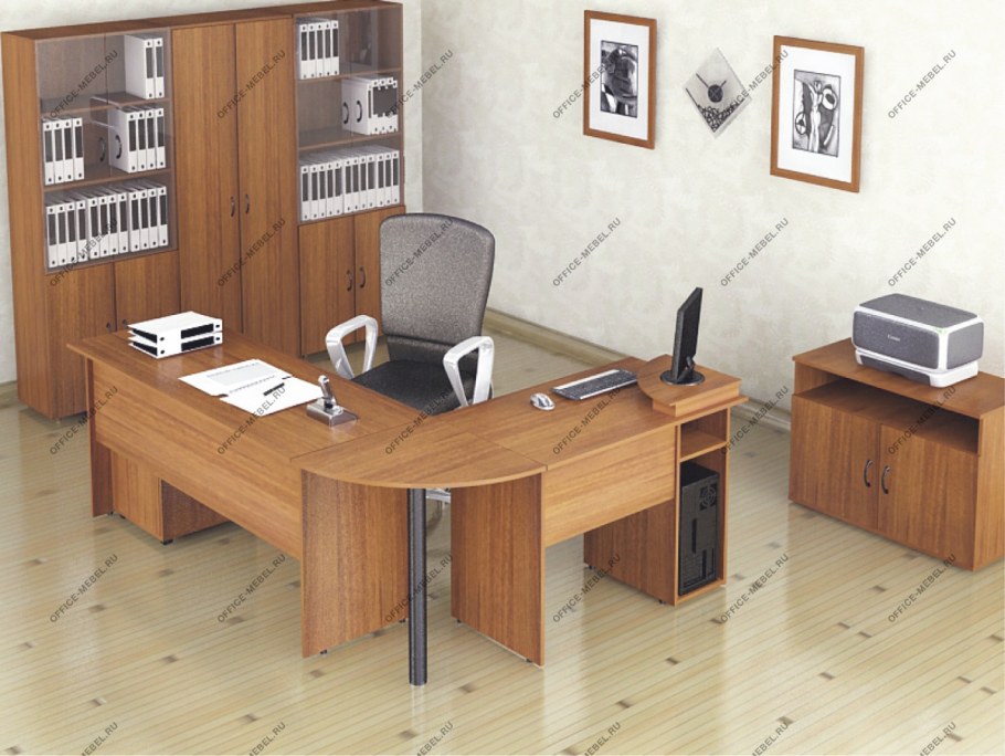 Кабинет руководителя Бонн 46 (орех табак)