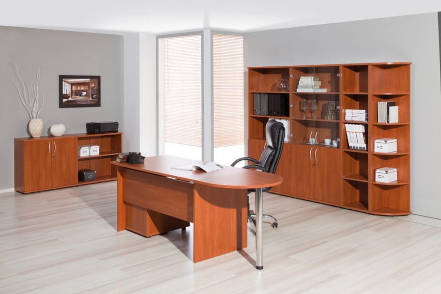 Мебель для офиса вишня