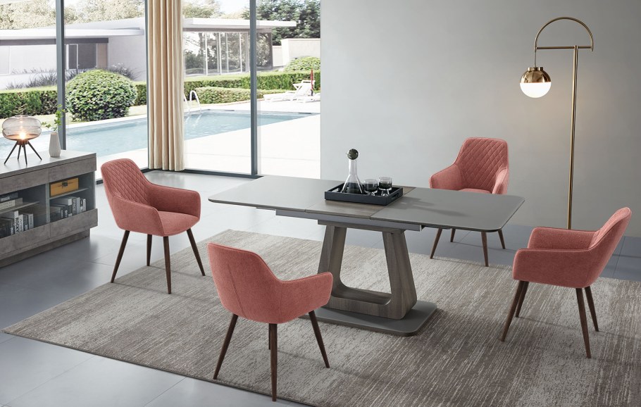 Стол Rosanna + 4 стула Becker