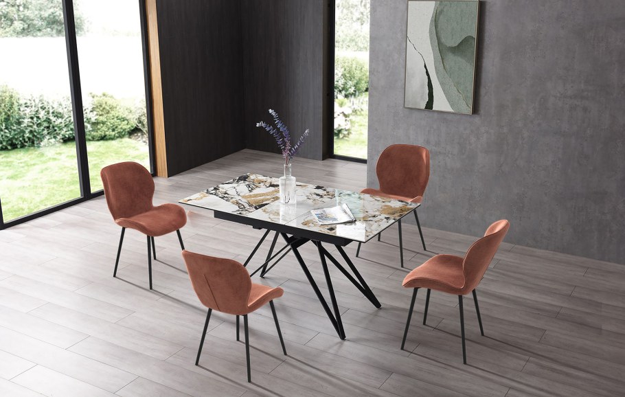 Стол Suzy + 4 стула Shelly