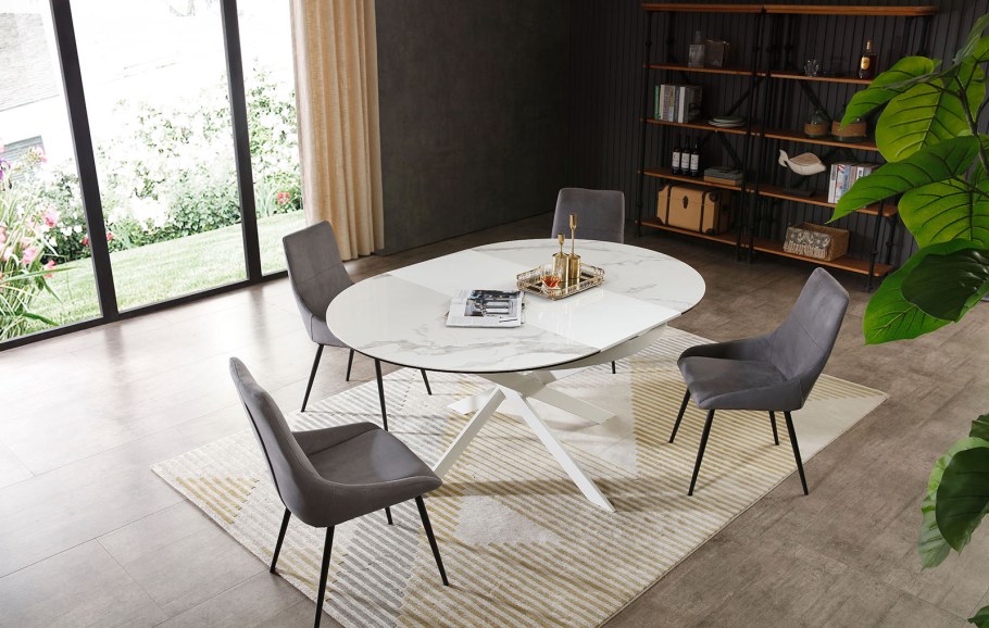 Стол Savoy + 4 стула Zoe