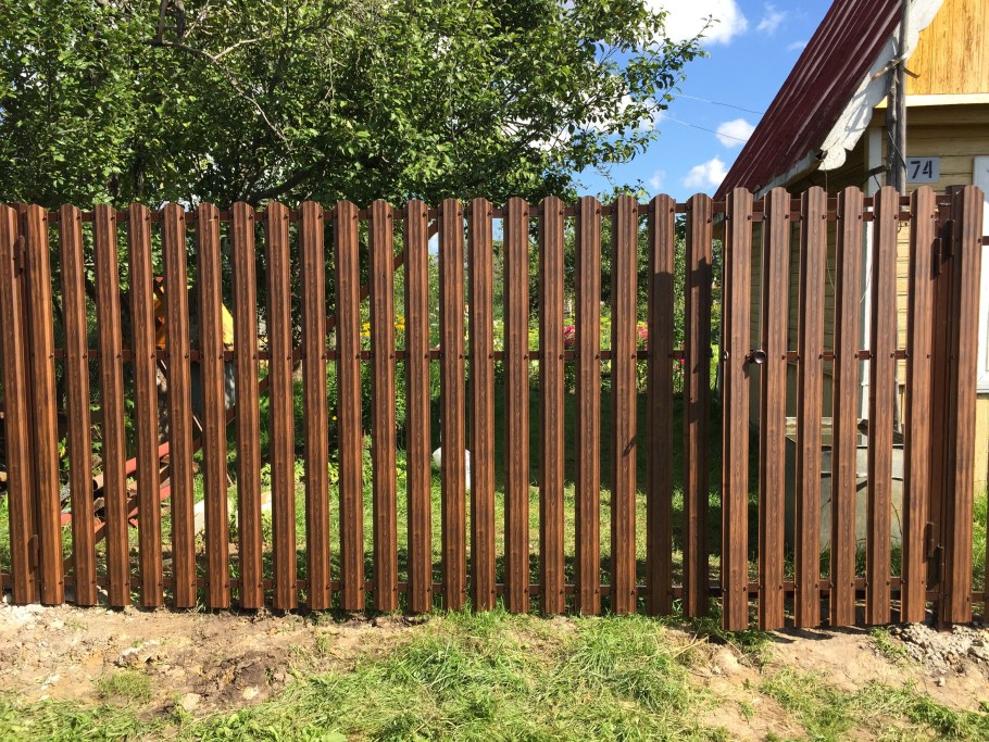 Металлический штакетник п118