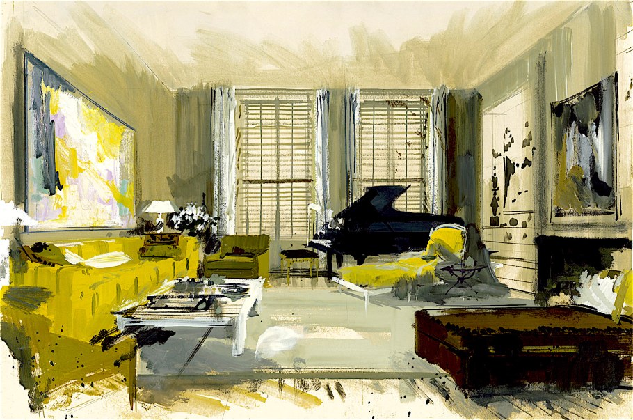 Этюд интерьера