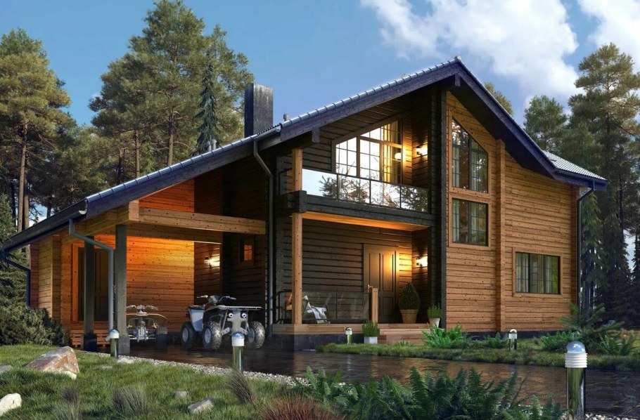Дом из клееного бруса good Wood