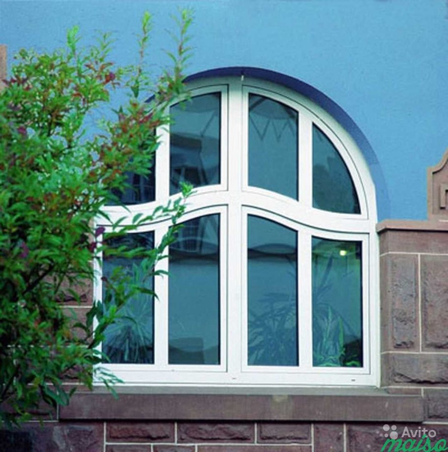 Форма пластиковых арочных окон