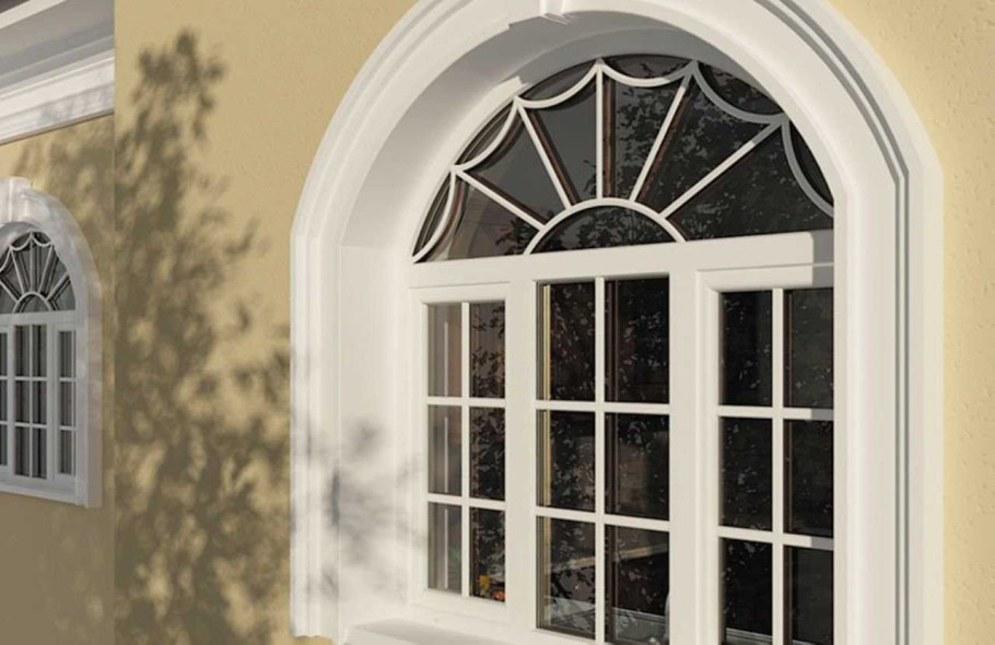 Арочные окна пластиковые