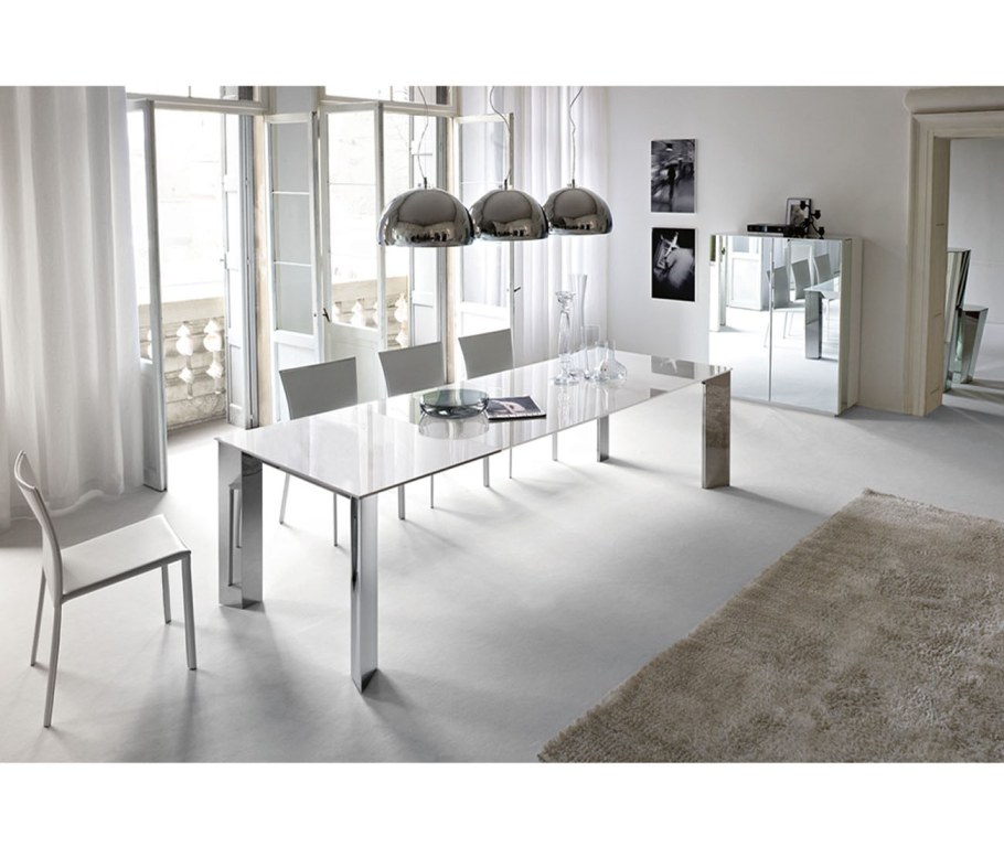 Стол Cattelan Italia Bora Bora белый