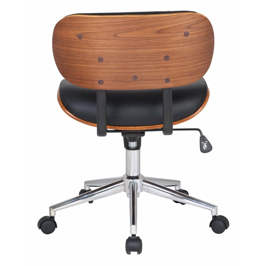 Bentwood Swivel Office Chair