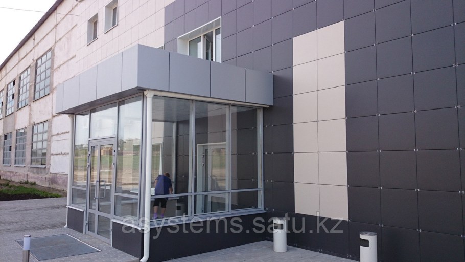 Входные группы профиль трехкамерный алюминиевый