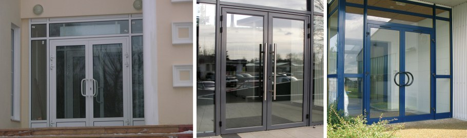 Алютех с48 маятниковые двери