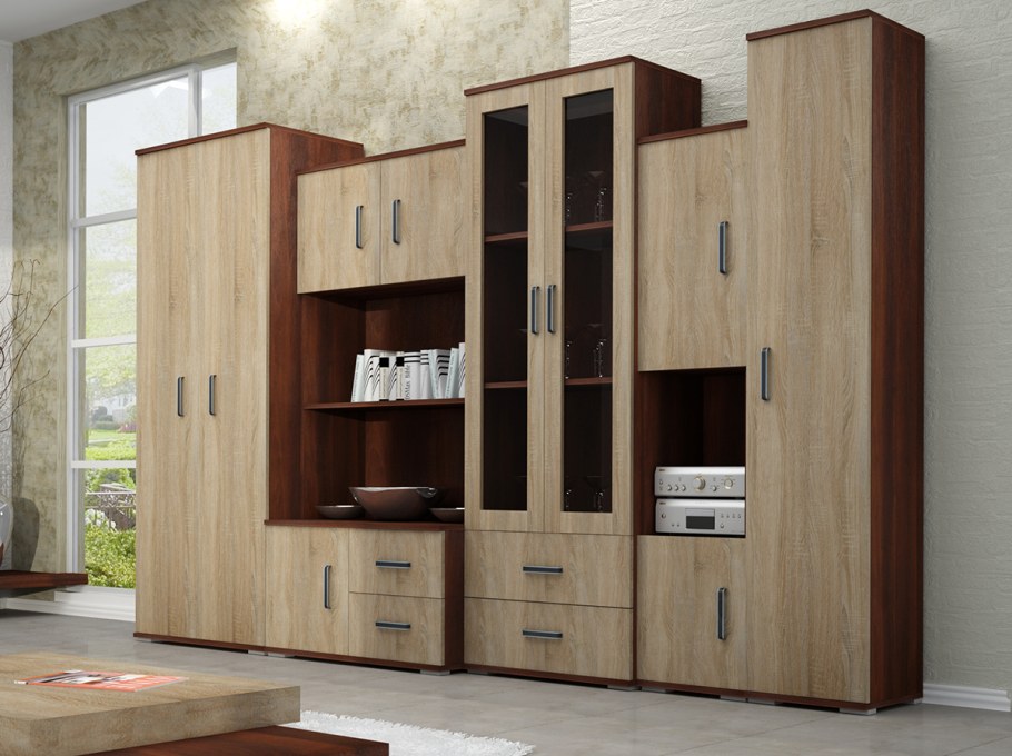 Стенка из ДСП В гостиную