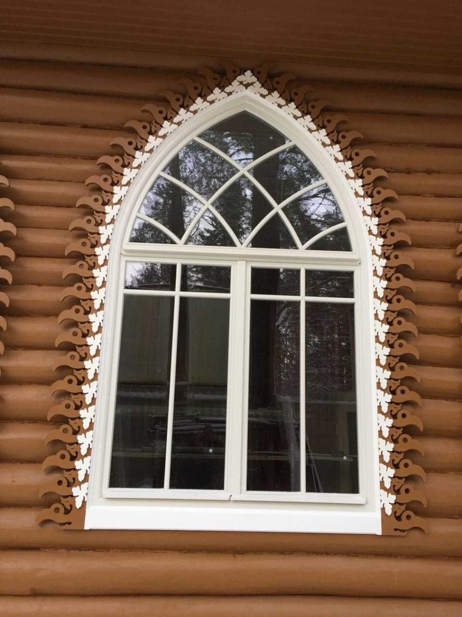 Пластиковые окна под старину
