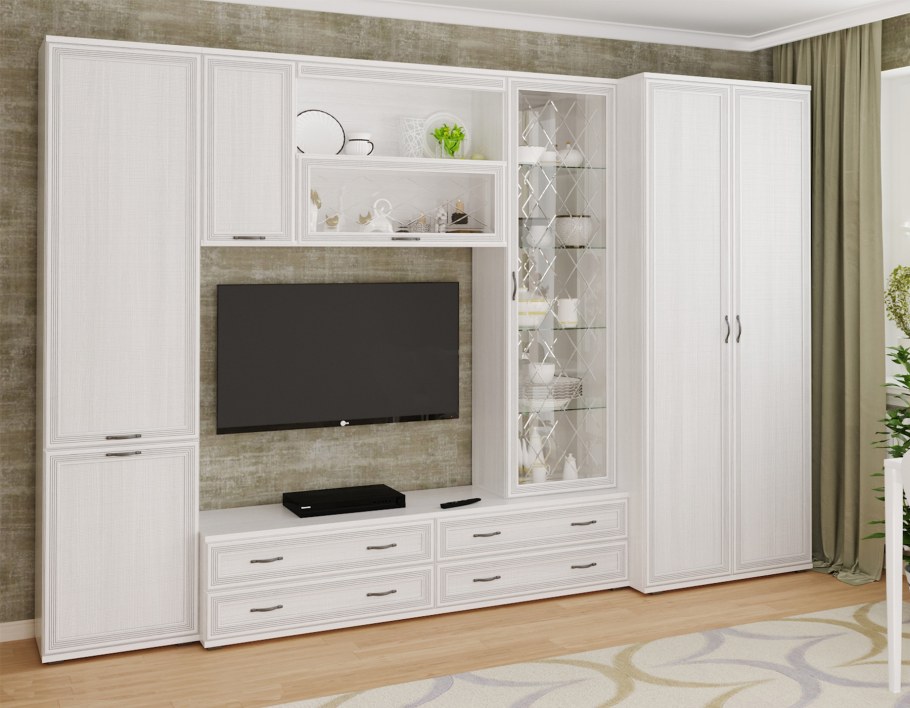 Гостиная Карина Лером снежный ясень