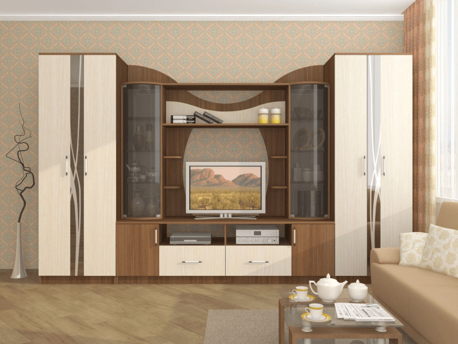 Стенка гамма 15 венге Млечный