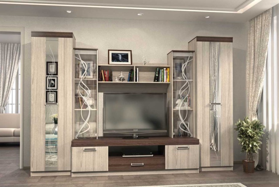 Стенка "Атлантида-2" (шимо темный/светлый)