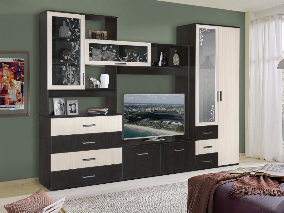 Стенка альтернатива ясень шимо