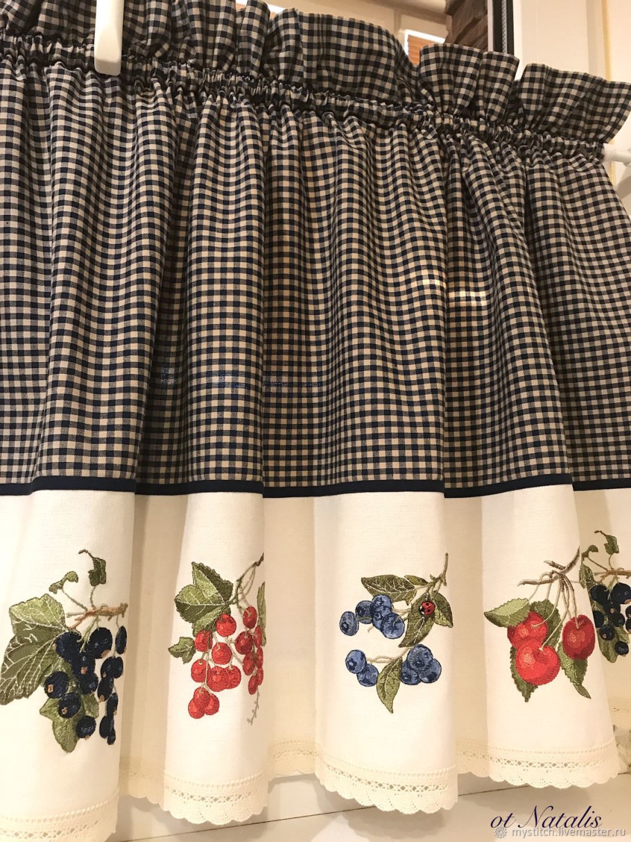 Занавески Ришелье деревенский стиль