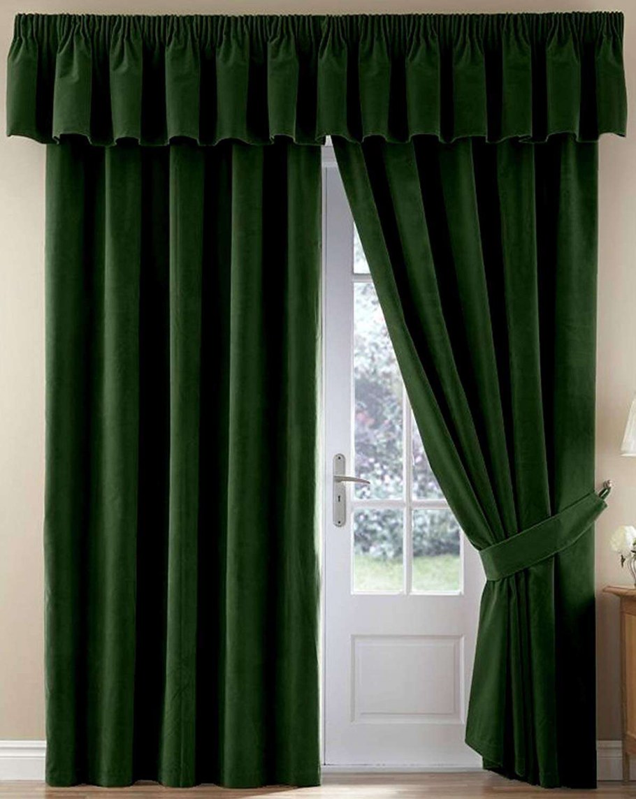 Зеленые шторы