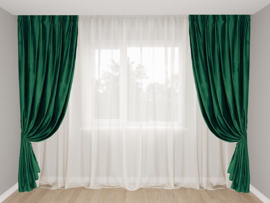 Шторы бархат 200*270 см, 2 шт