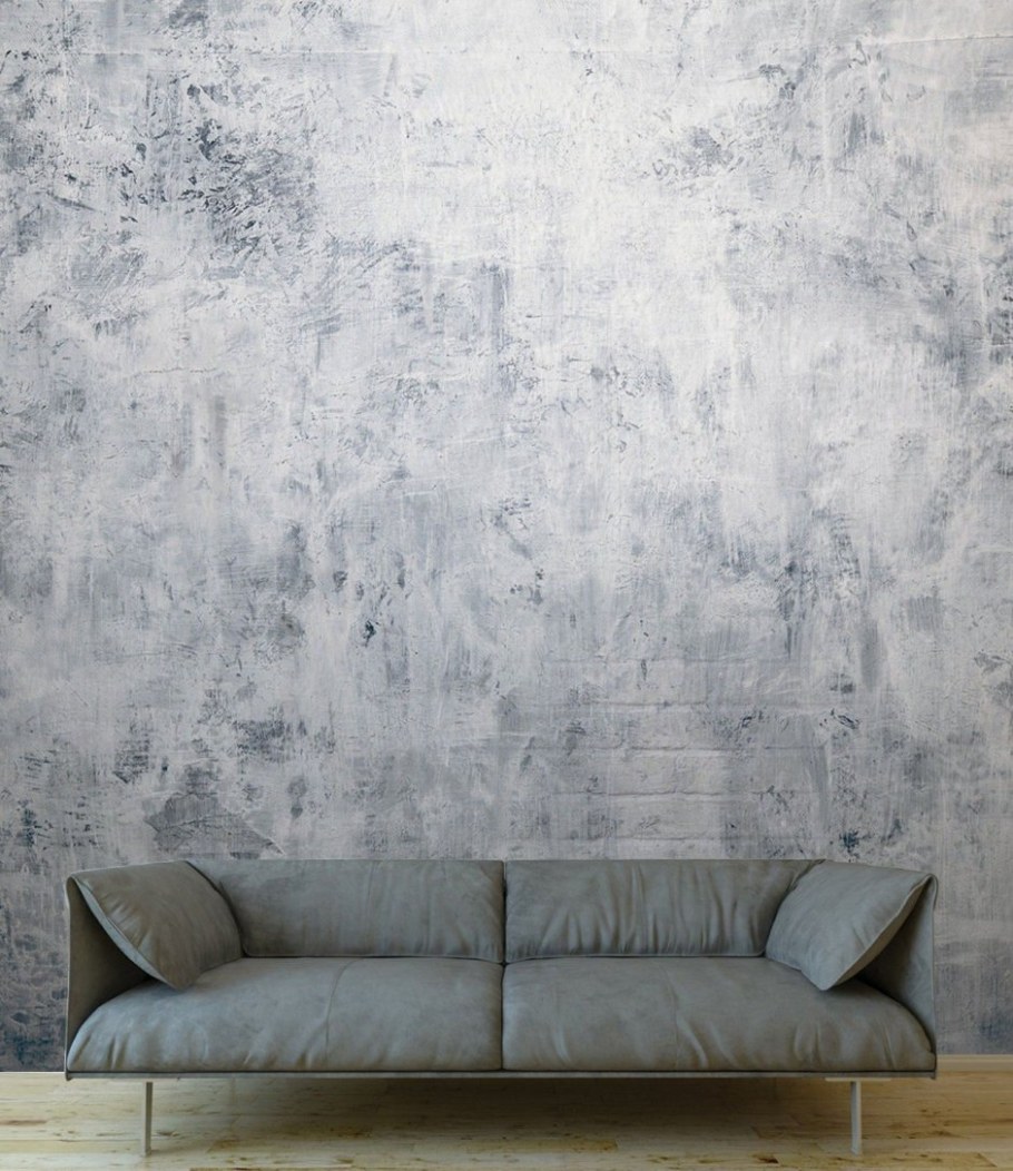 Декоративная штукатурка бетон в интерьере