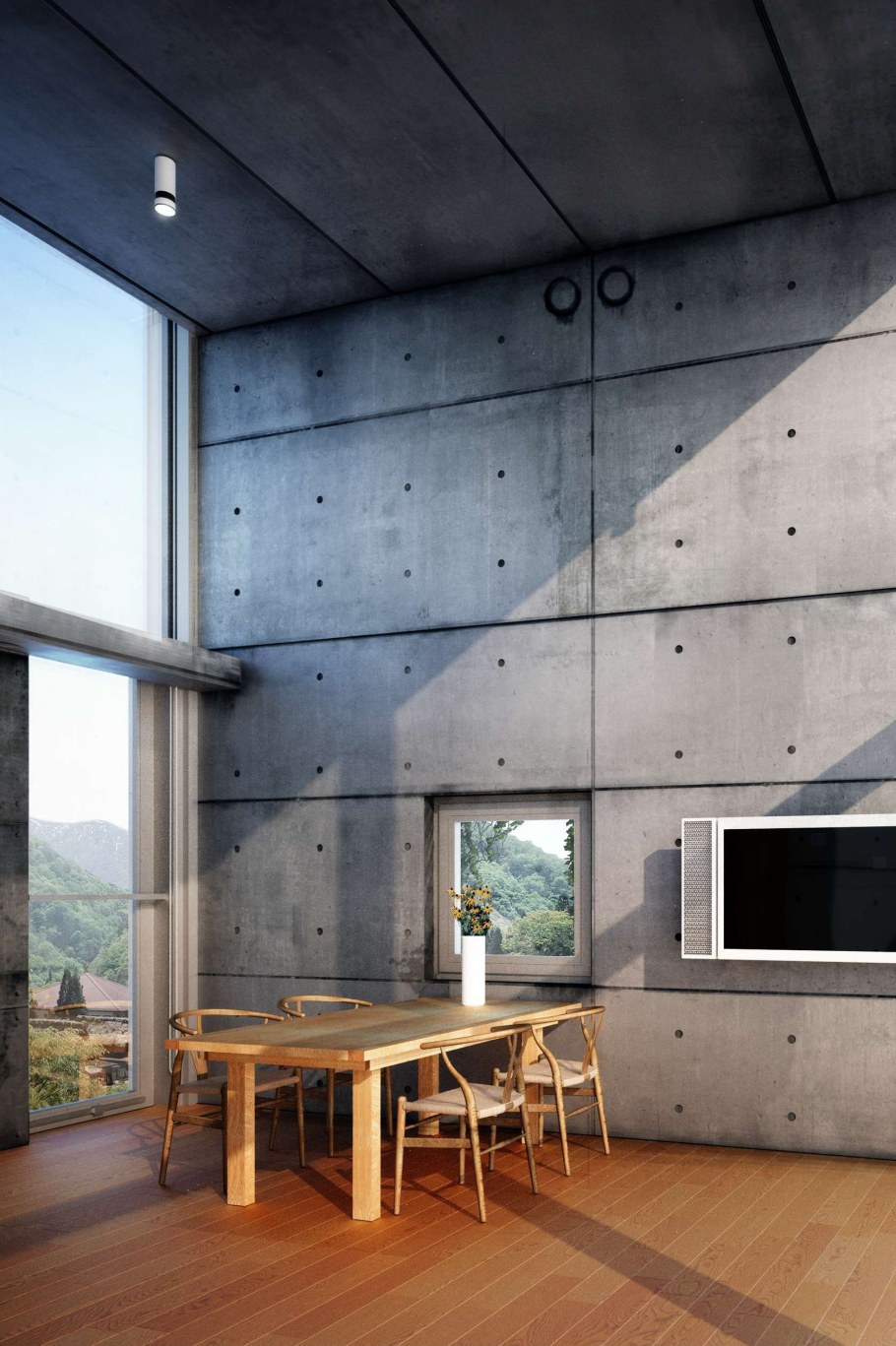 Дом 4 на 4 Тадао Андо