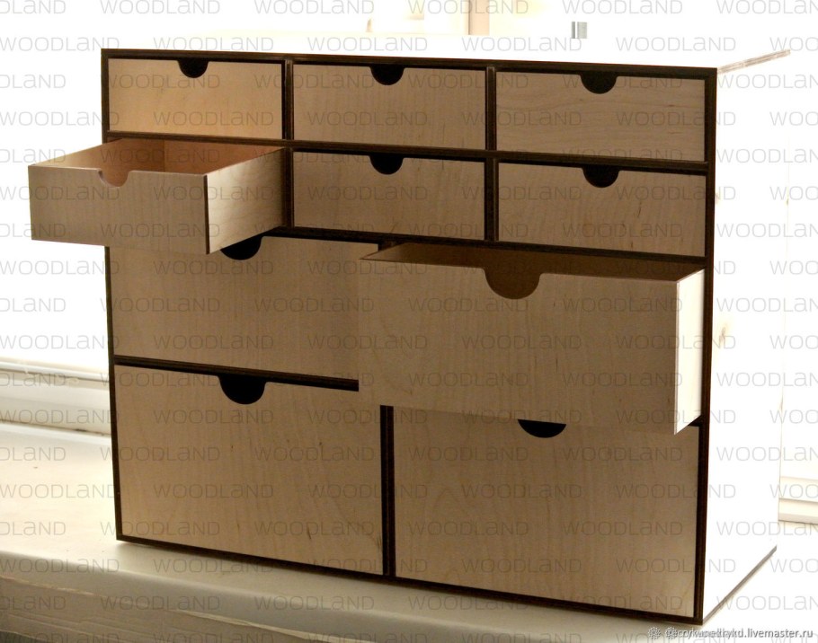 Комодик икеа картонный