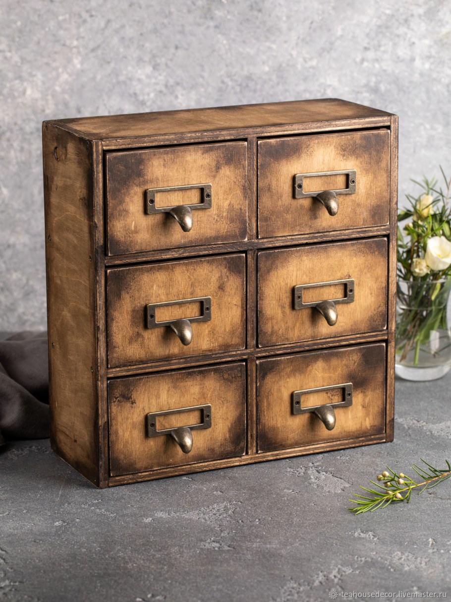 Мини комодик деревянный