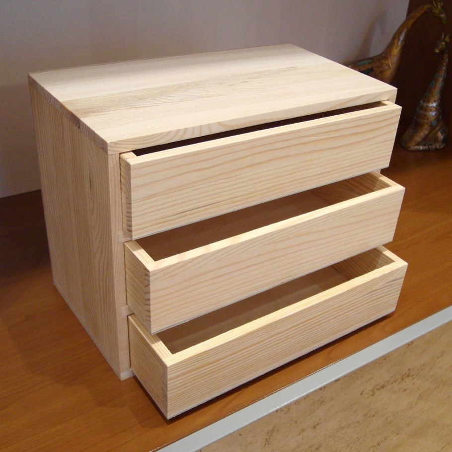 Мини комод деревянный