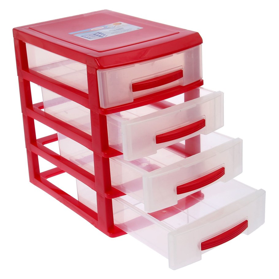 Комод Росспласт 4-х секционный