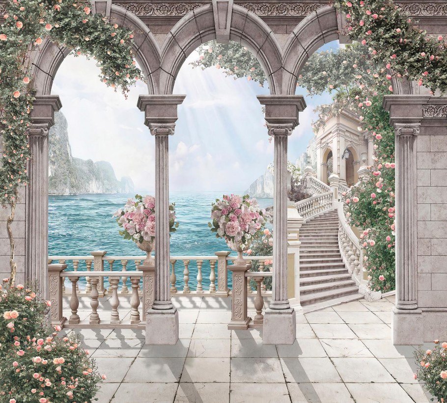 Фреска вид с балкона