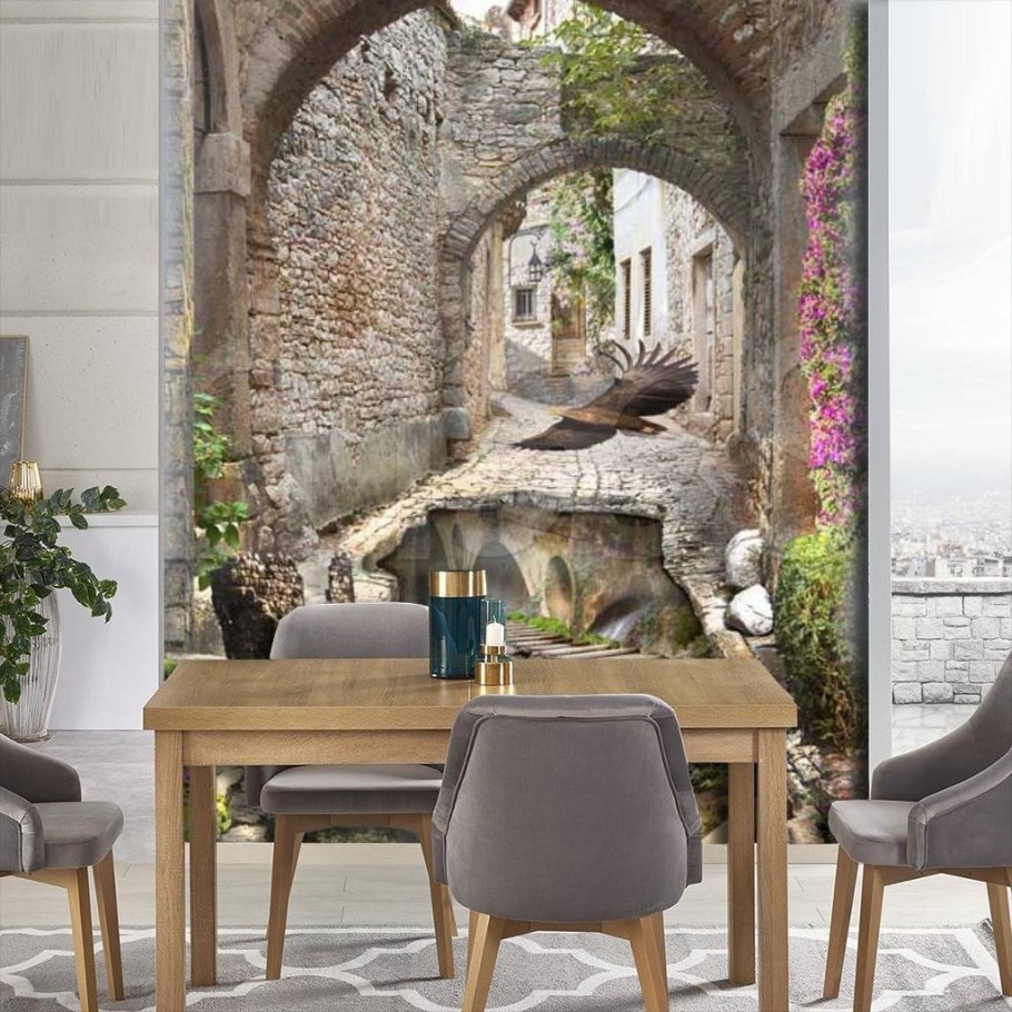 Фреска арка в интерьере