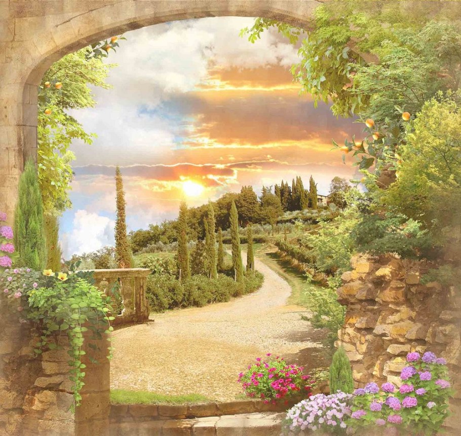 Фрески Апплико арки