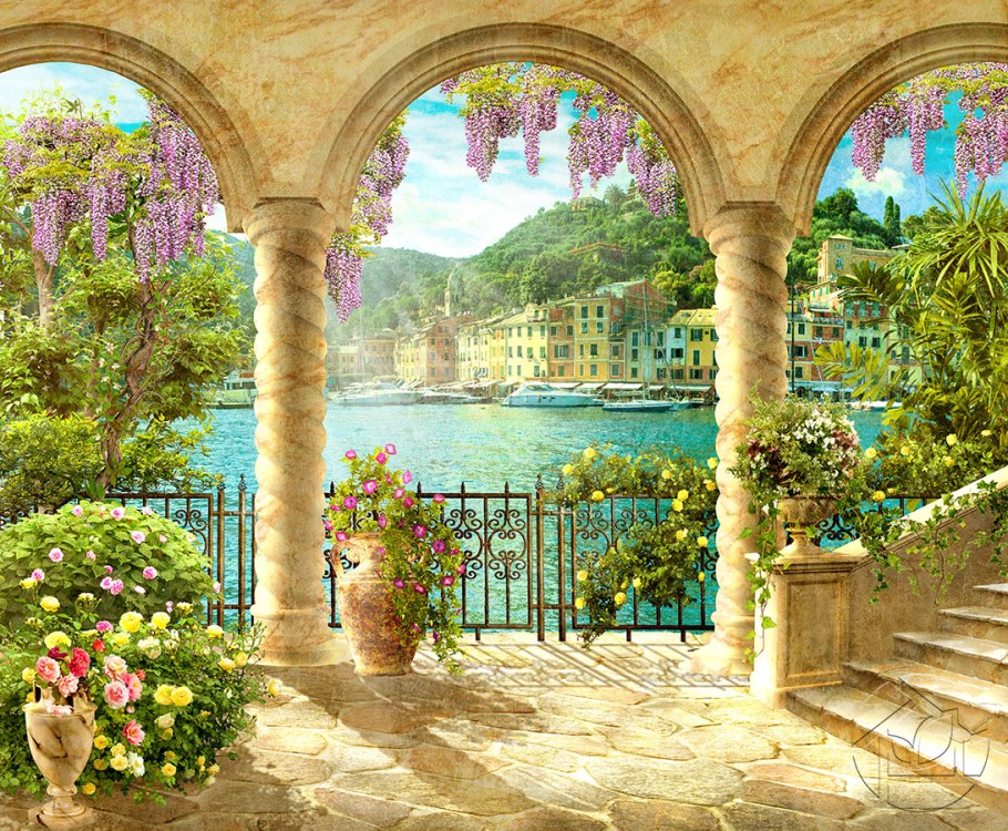 Фрески террасы Венеция