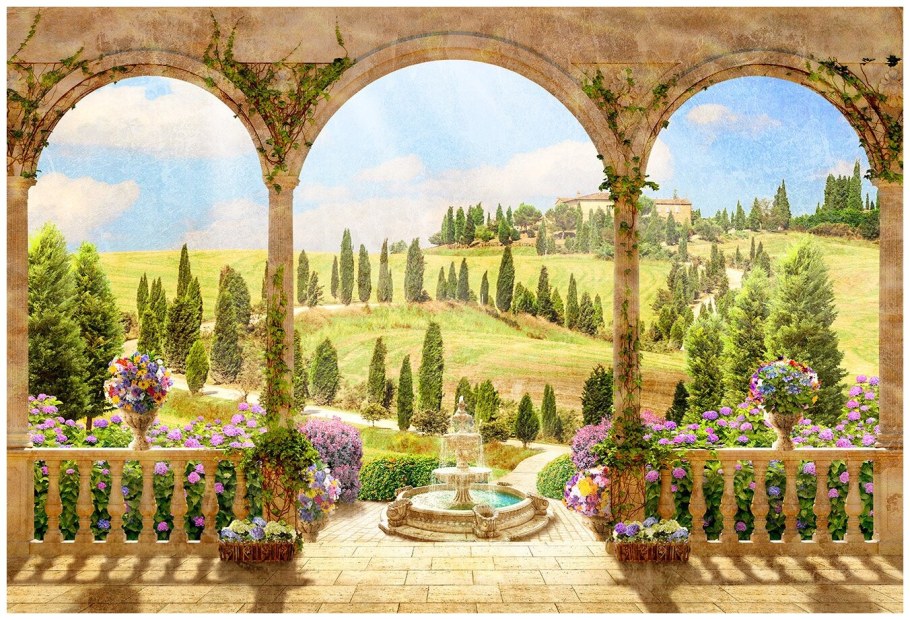 Фреска Райский сад