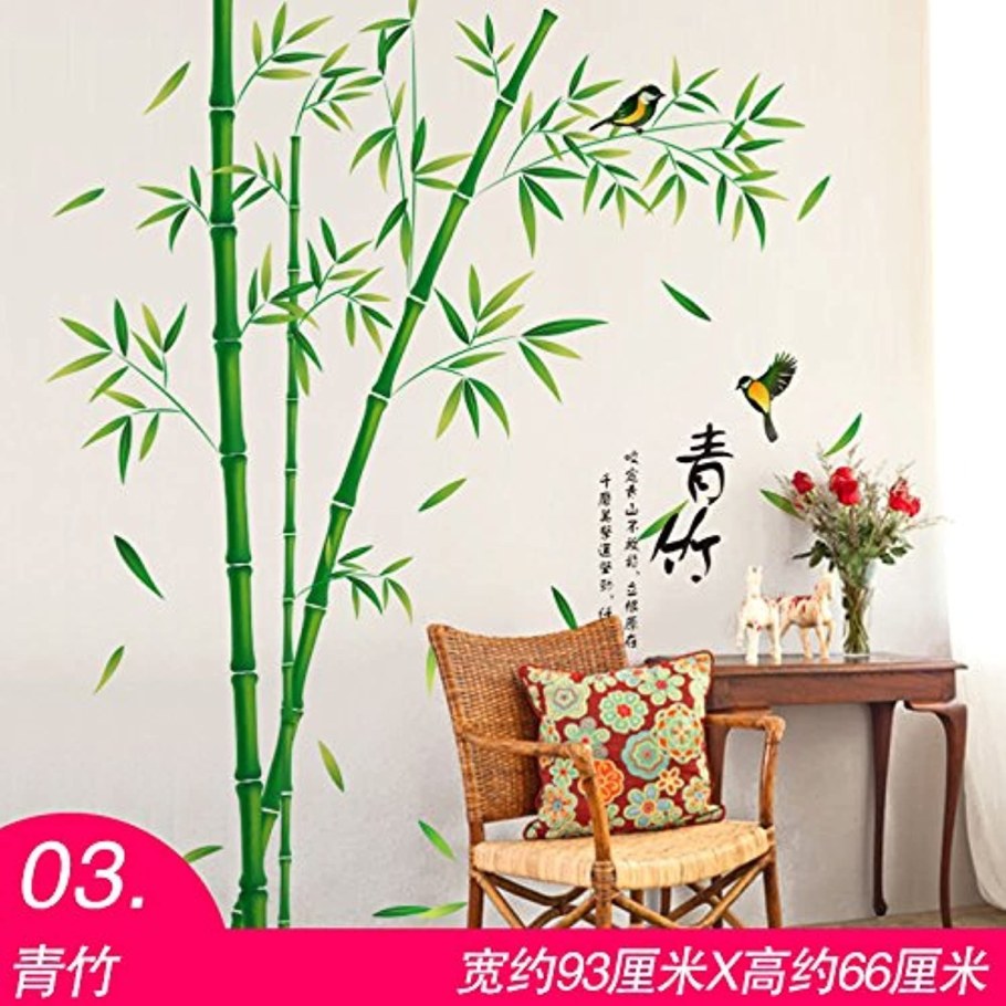 Бамбук на стене