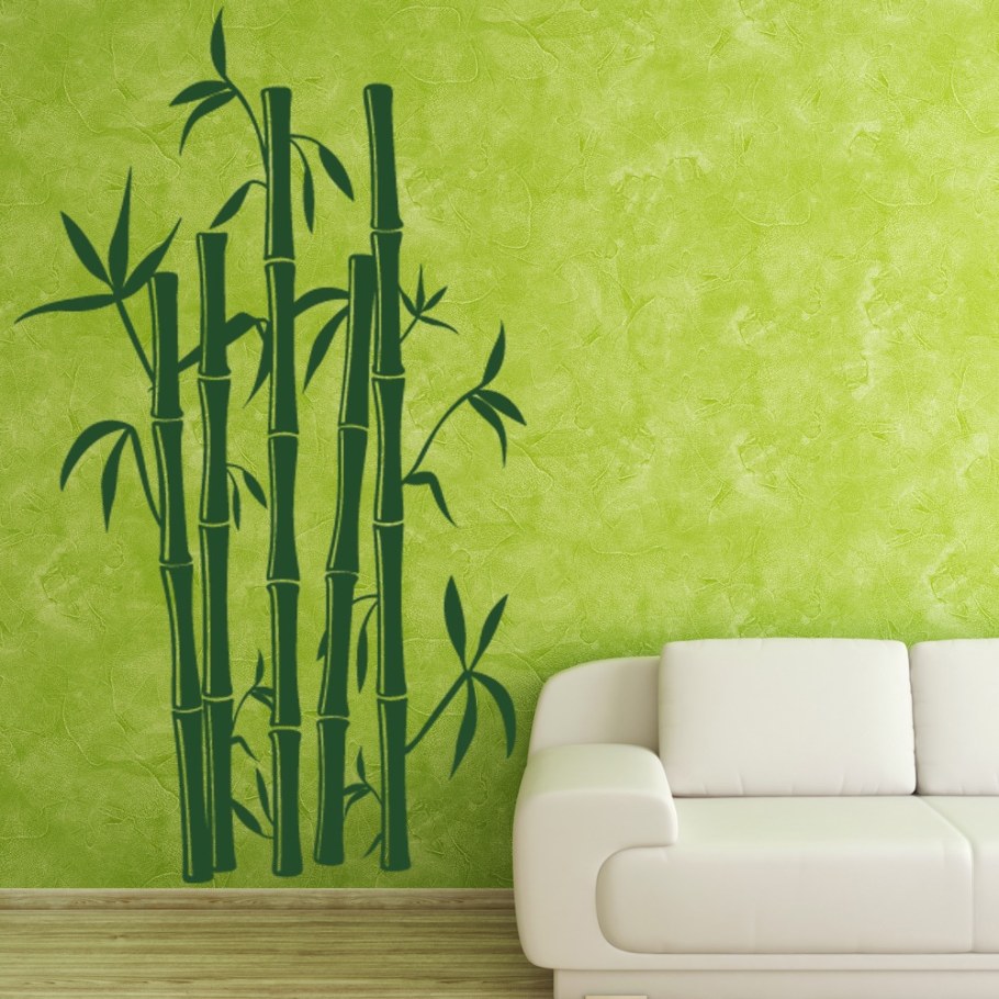 Роспись стен бамбук