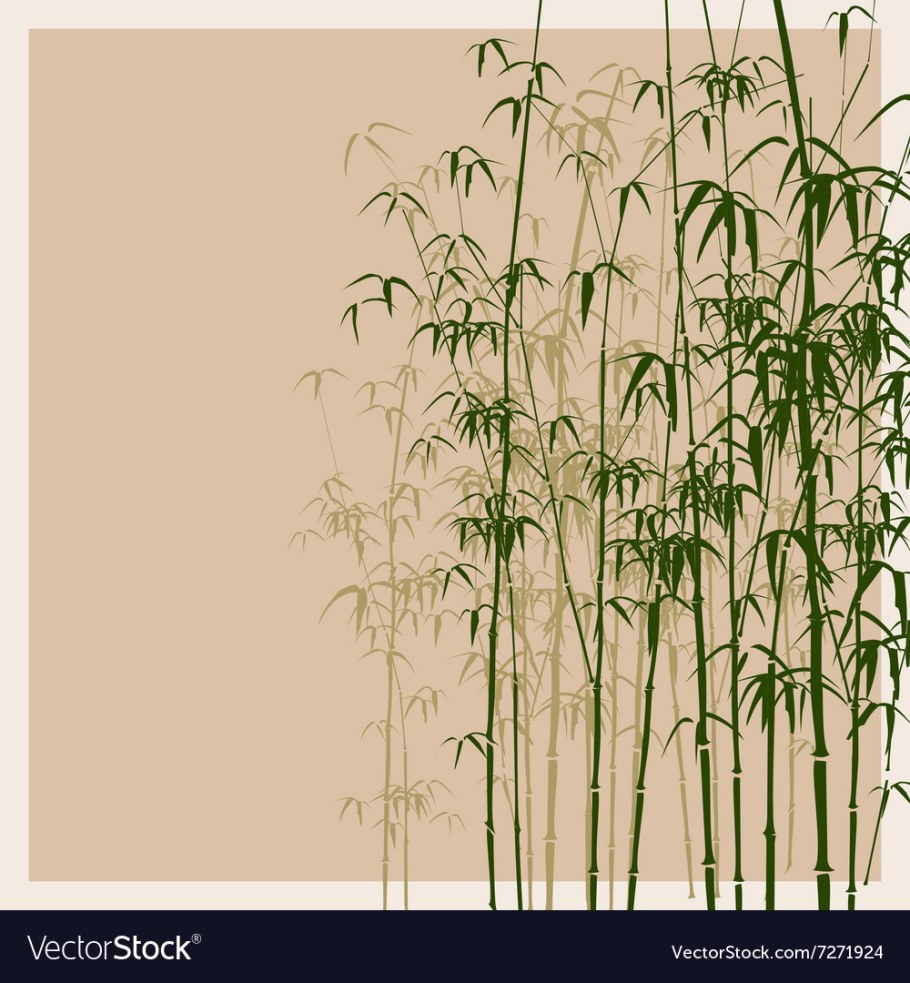 Трафарет тростника на стену