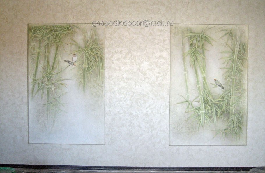 Штукатурка бамбук
