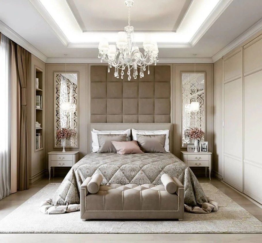 Спальня Неоклассика 15 кв м