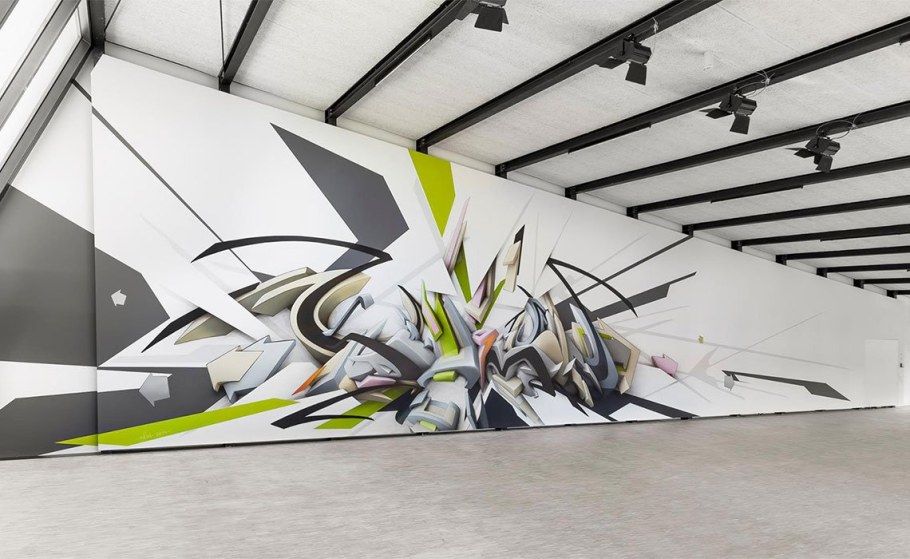 Абстрактная роспись стен