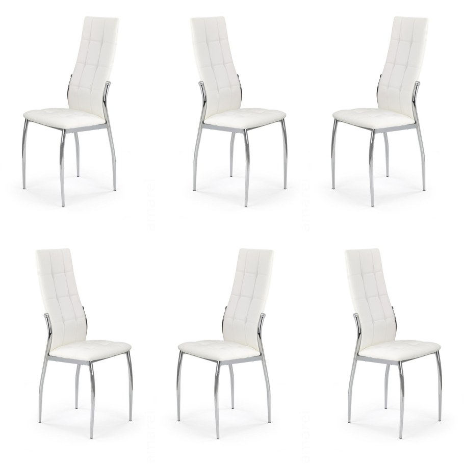 Кеттиль стул, белый/Knisa светло-серый 605.003.25