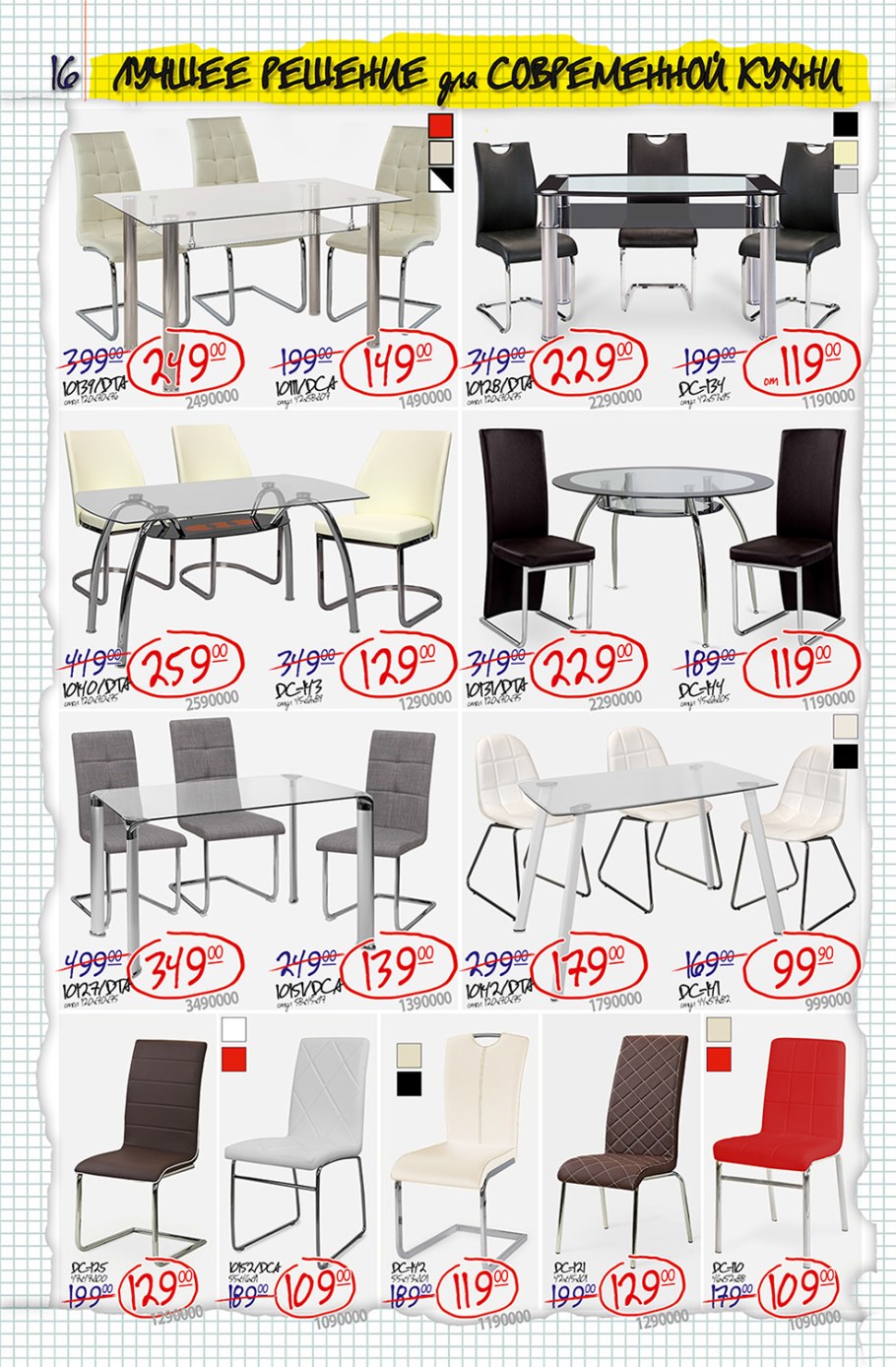 Акции на кухонные столы