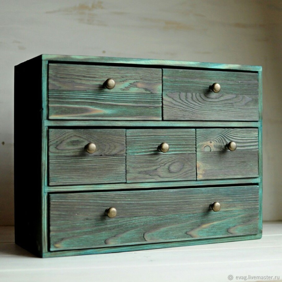 Комод карбон к1 бирюза