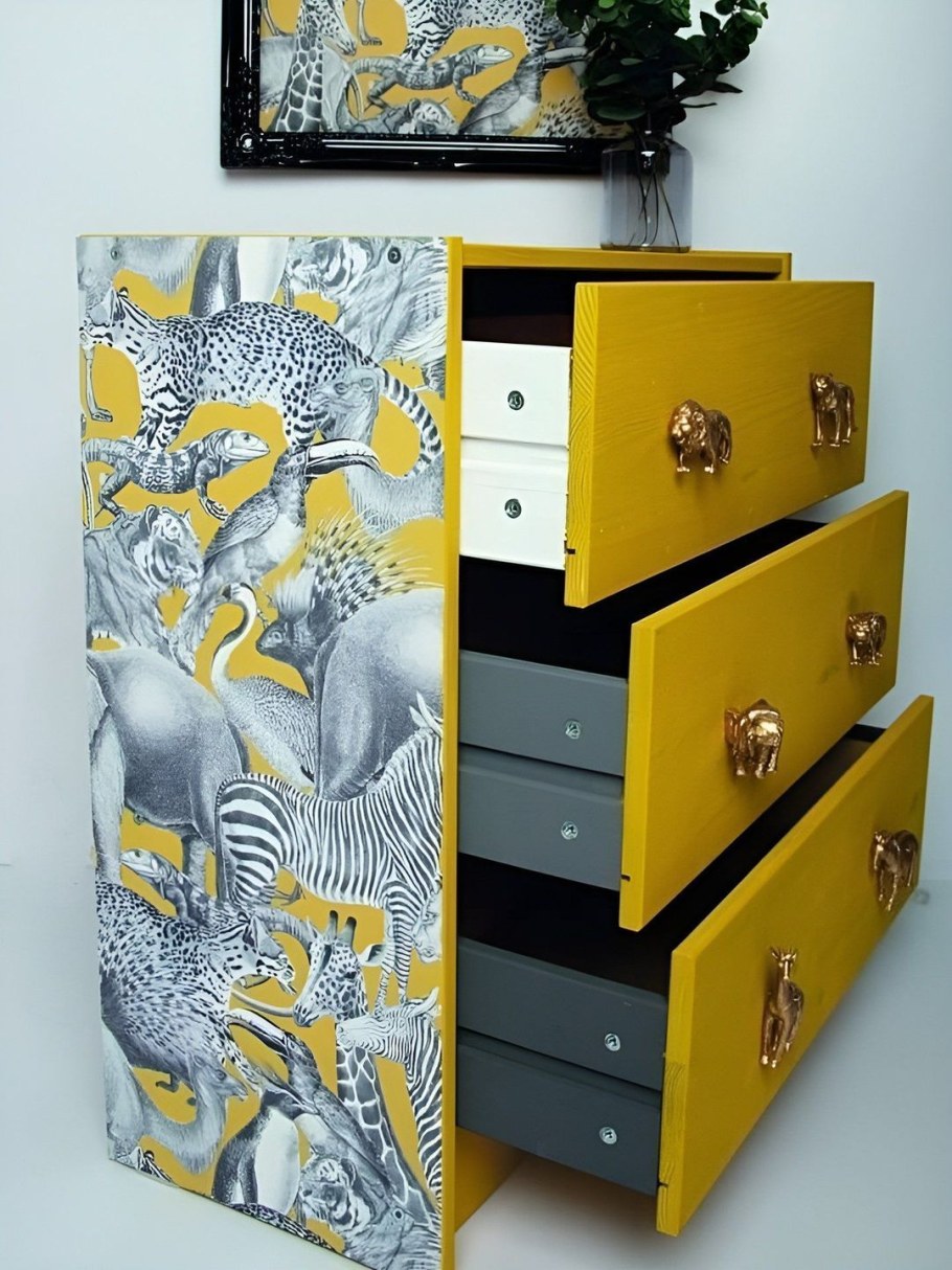 Оклейка мебели комоды