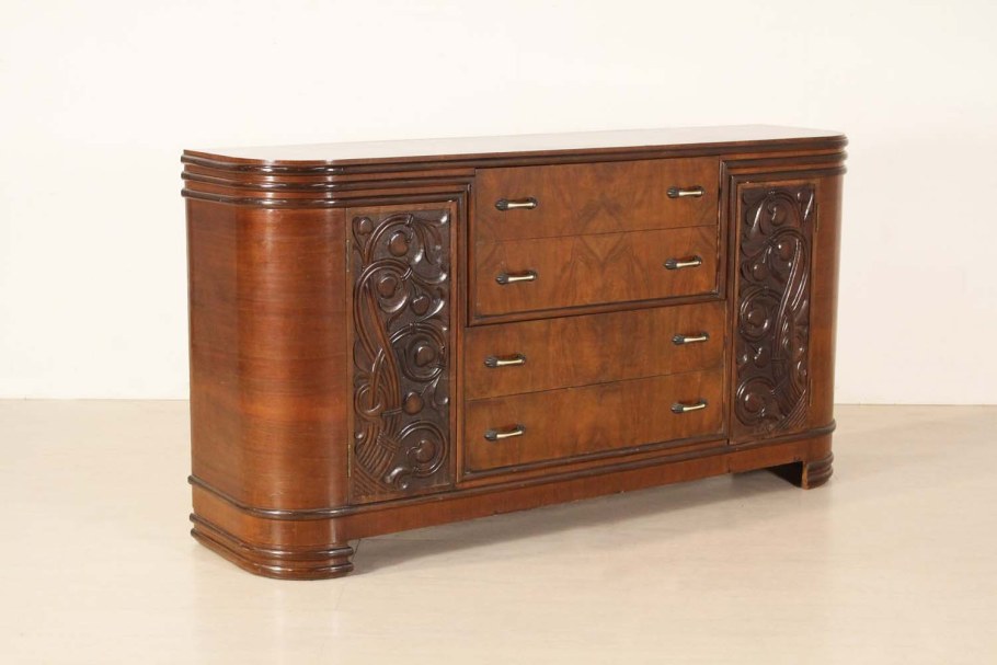 Антикварный комод арт деко