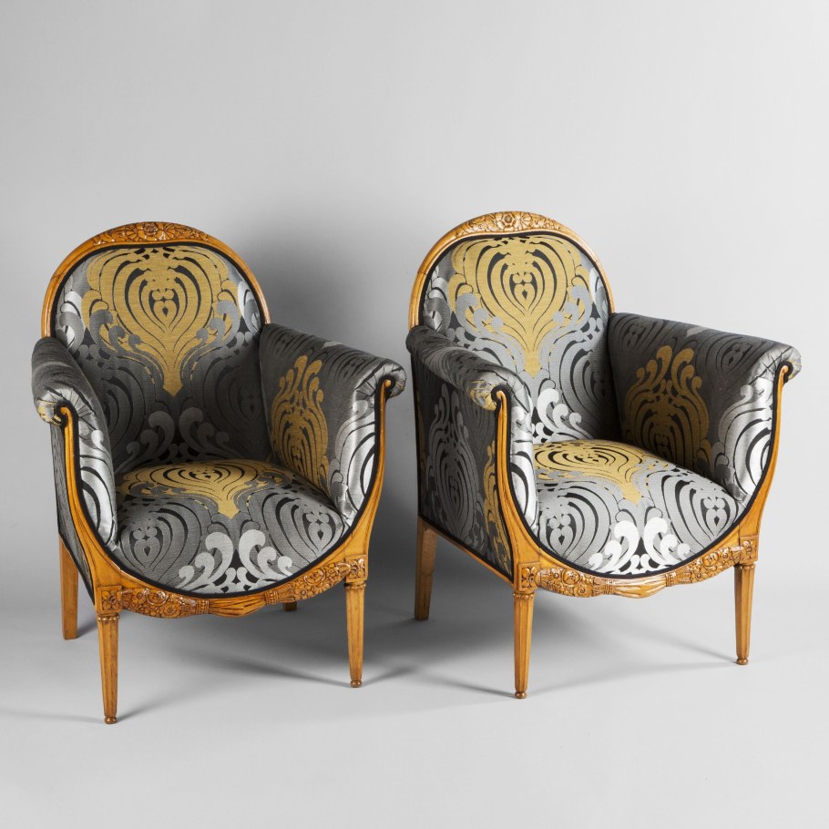 Винтажные кресла 1930 Art deco