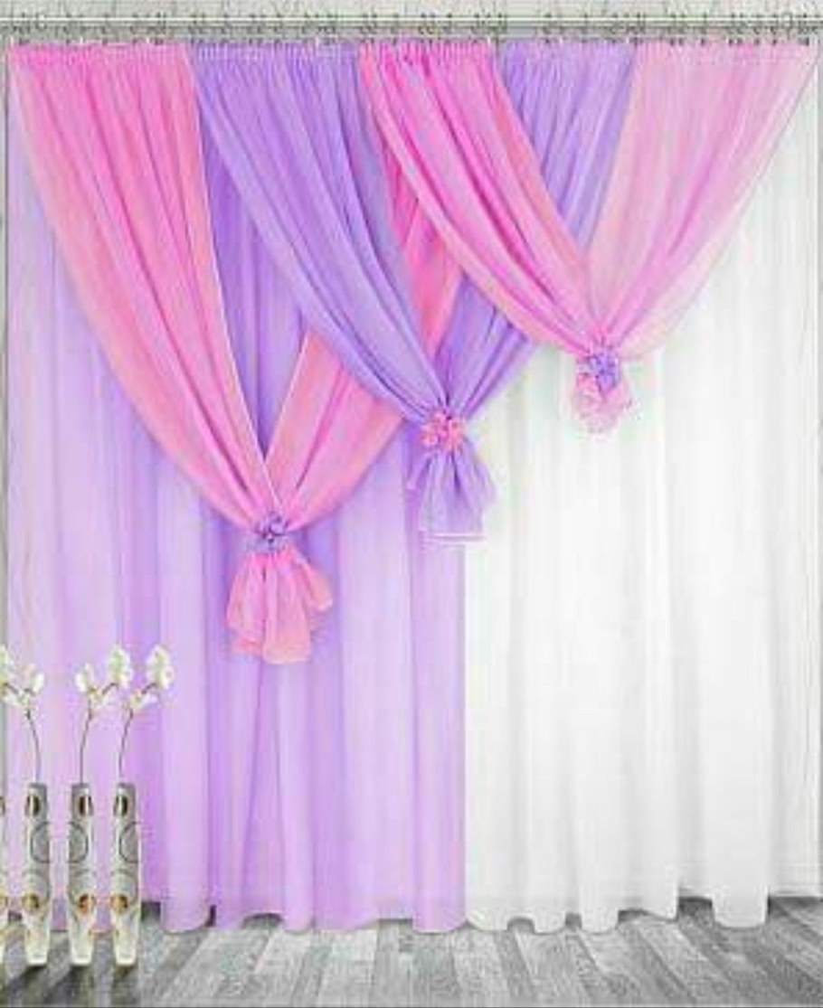 Сиреневые шторы