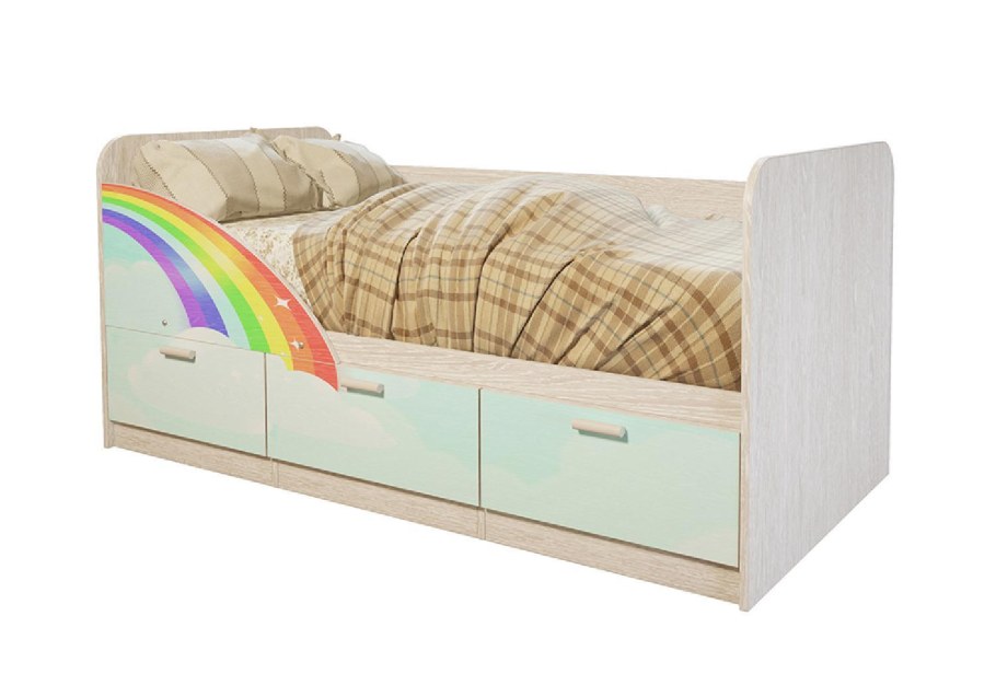 Кровать детская Минима с ящиками 1.86