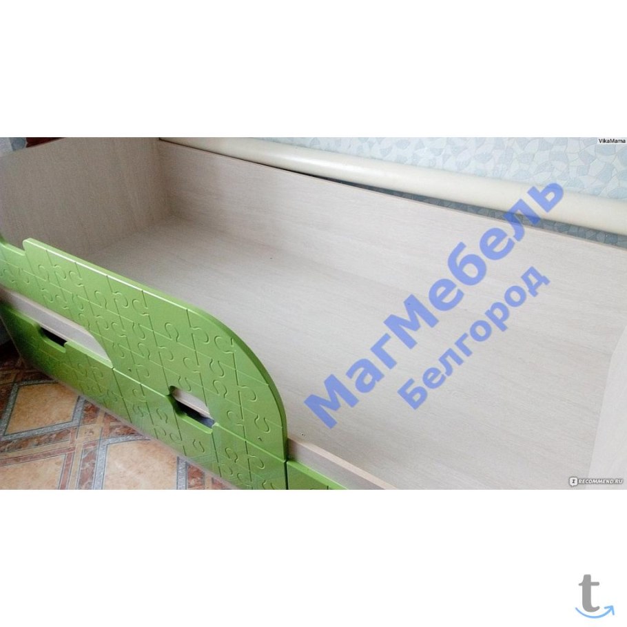 Детская кровать Минима лайм схема сборки
