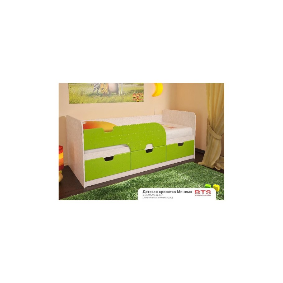 Сборка кровати Минима 1.6